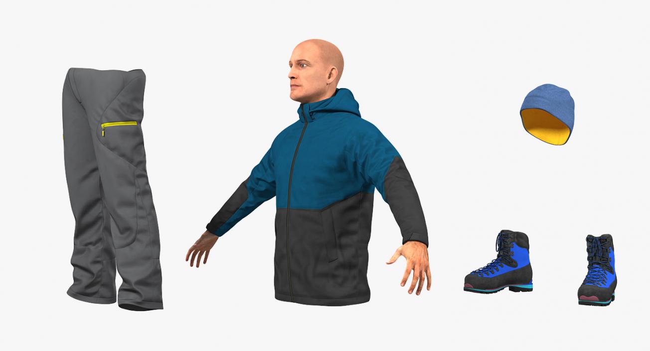 3D Winter Men Sportswear