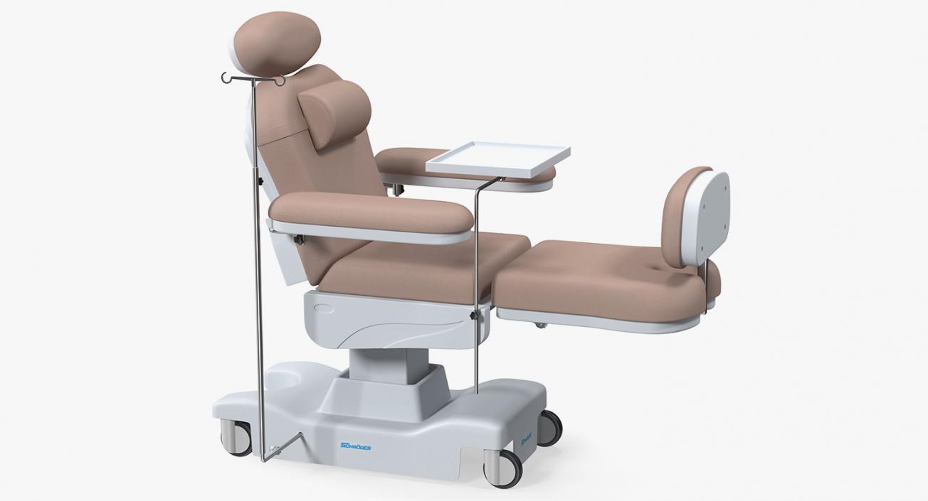 3D Electronic Chemotherapy Chair Rigged