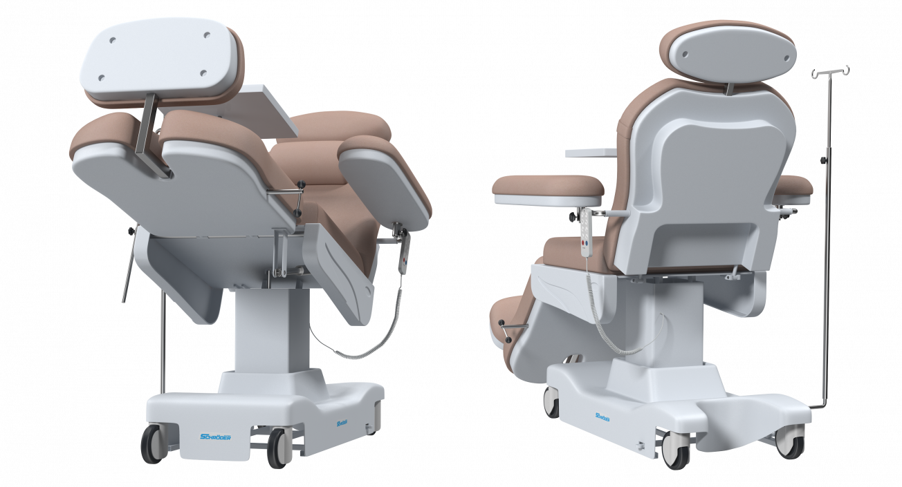 3D Electronic Chemotherapy Chair Rigged