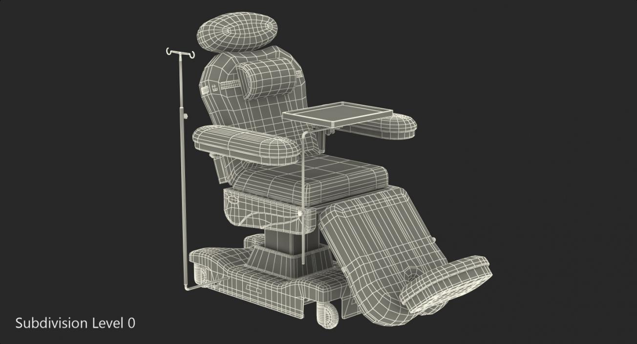 3D Electronic Chemotherapy Chair Rigged