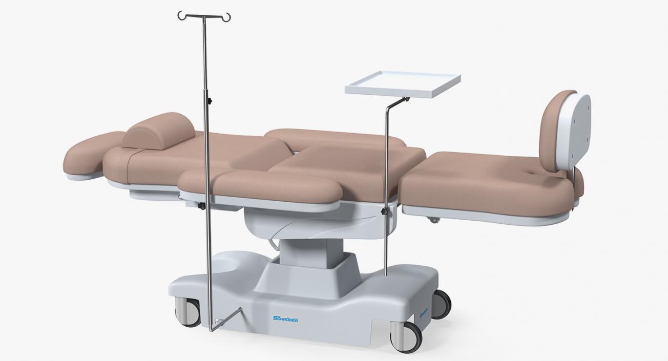 3D Electronic Chemotherapy Chair Rigged