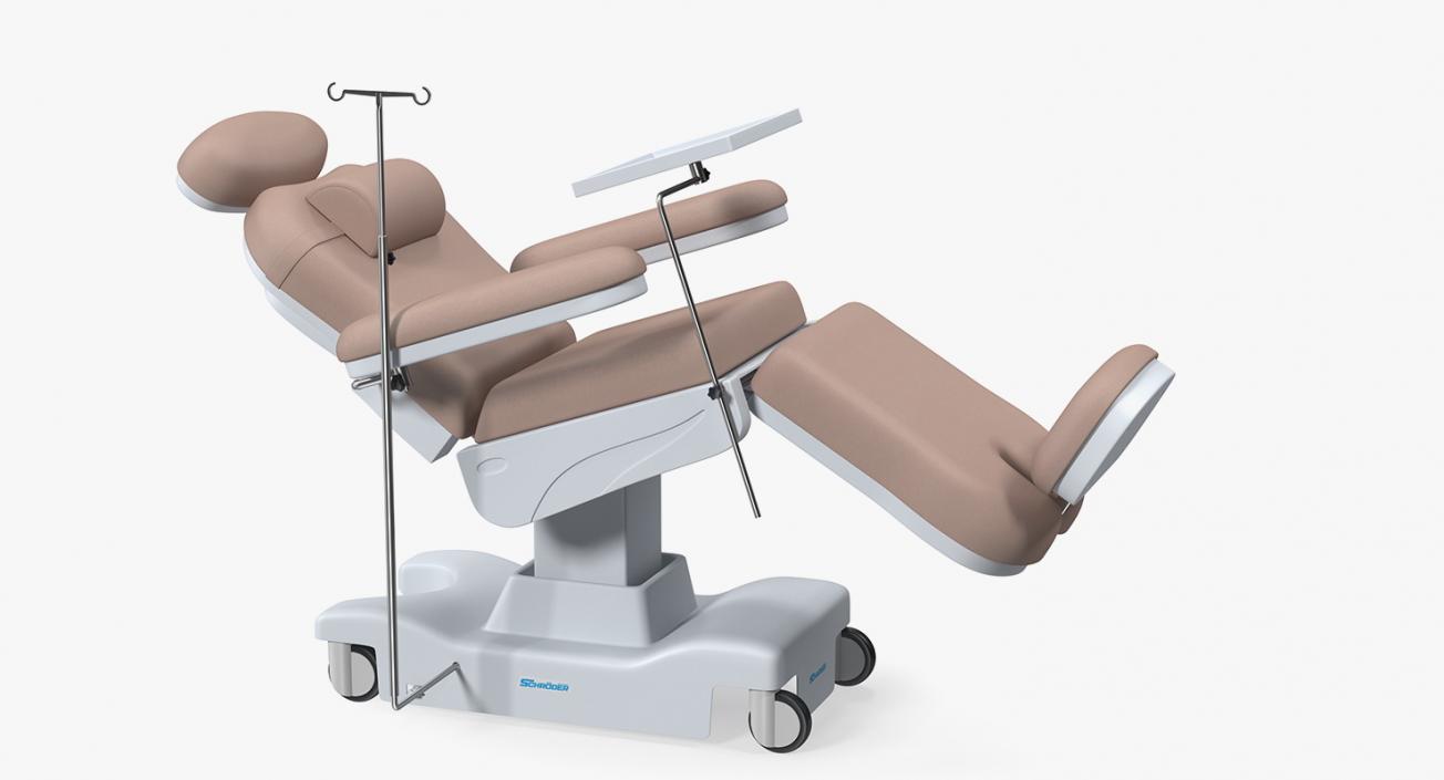 3D Electronic Chemotherapy Chair Rigged