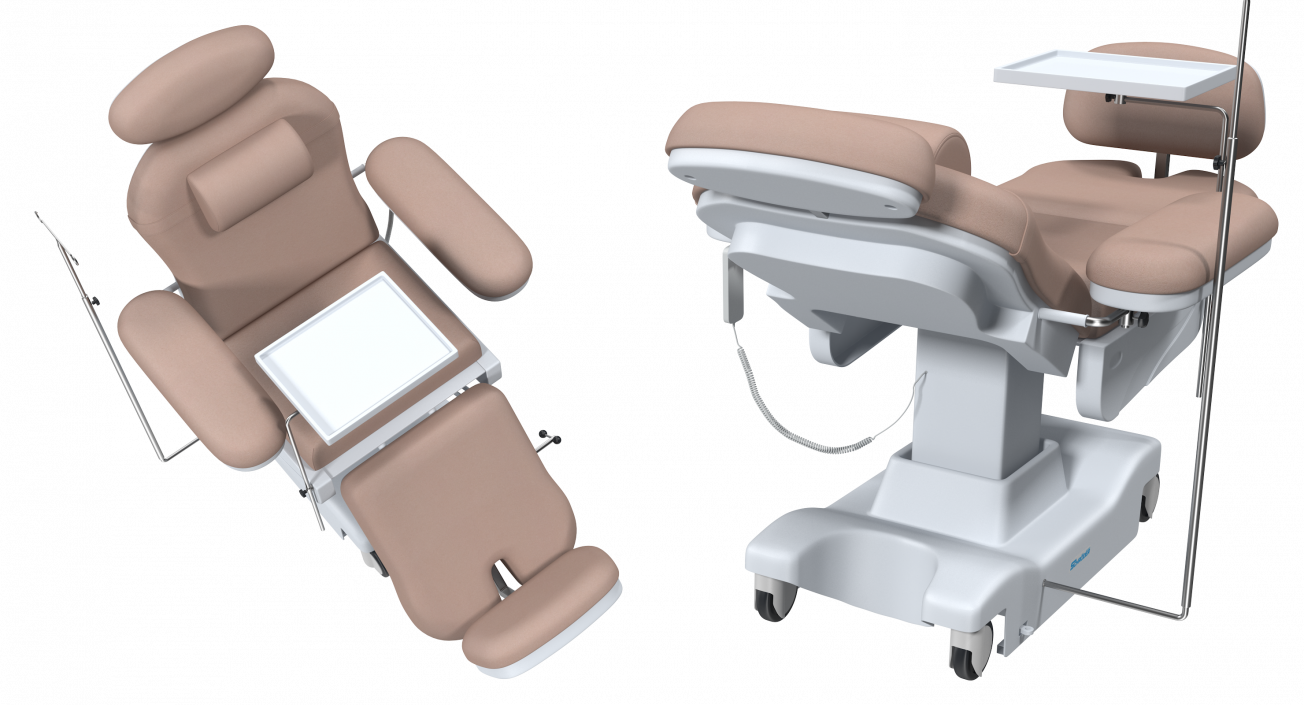 3D Electronic Chemotherapy Chair Rigged