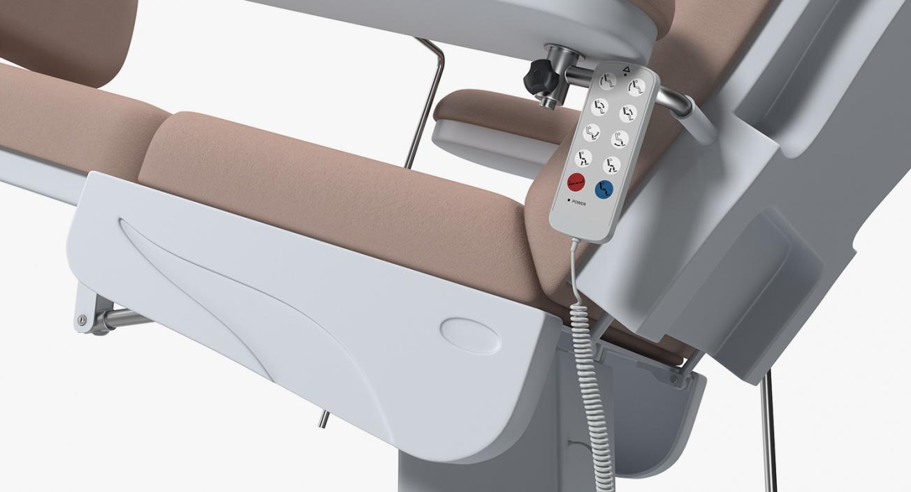 3D Electronic Chemotherapy Chair Rigged