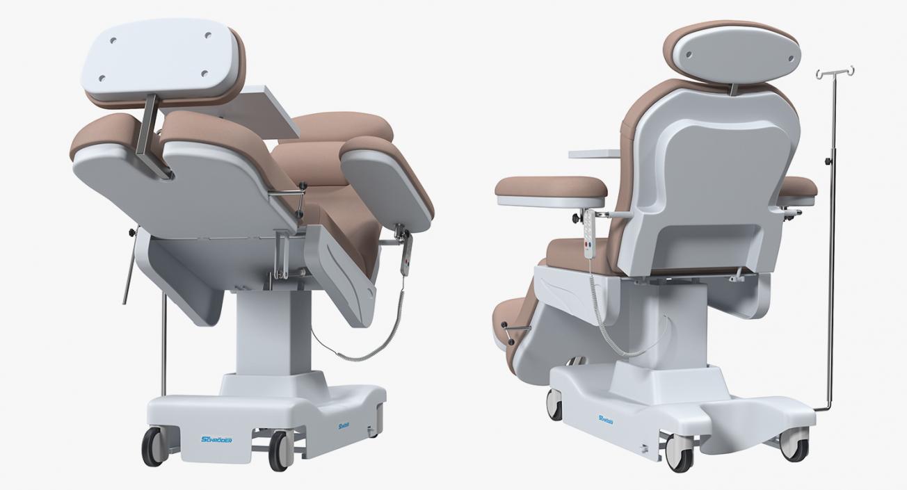 3D Electronic Chemotherapy Chair Rigged