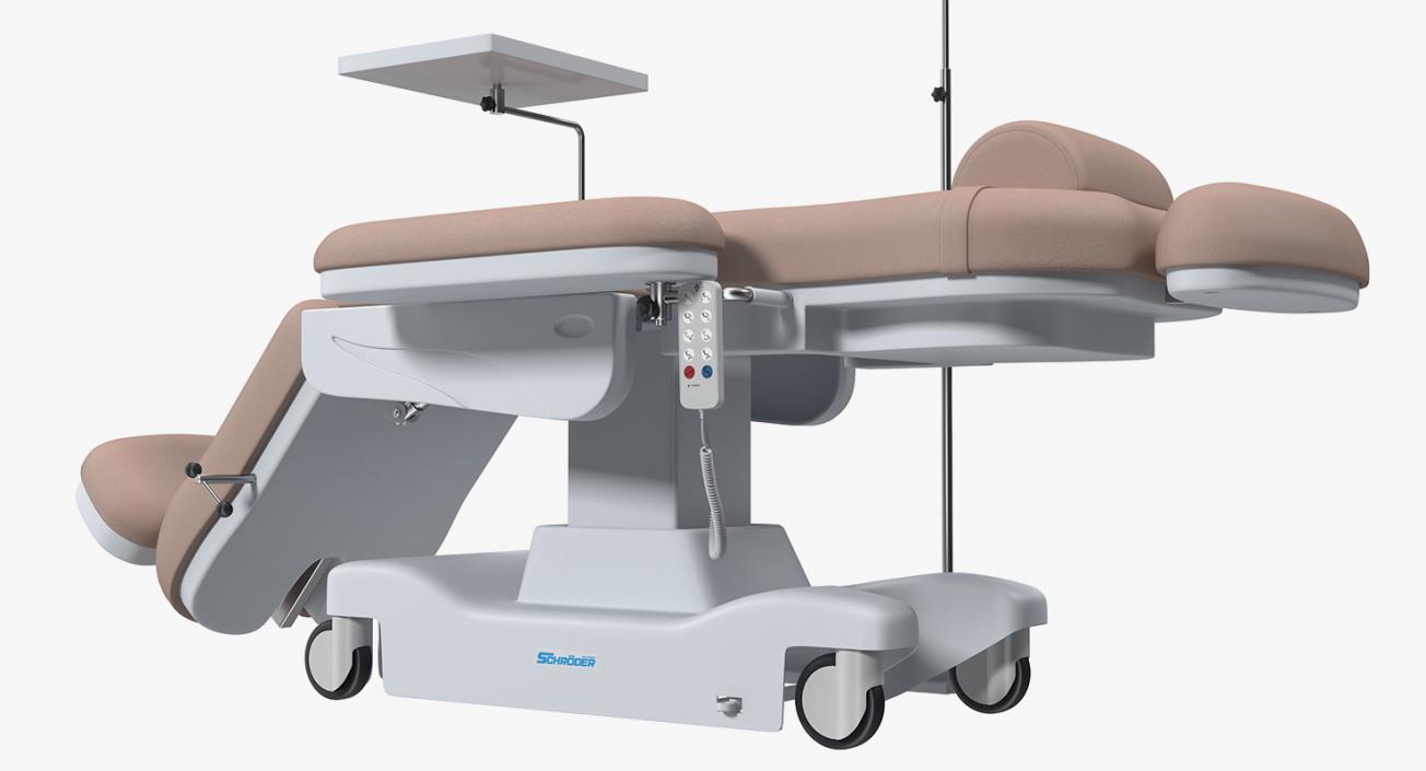 3D Electronic Chemotherapy Chair Rigged