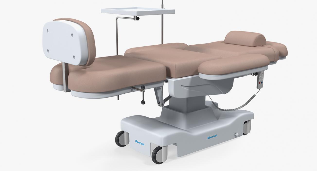 3D Electronic Chemotherapy Chair Rigged