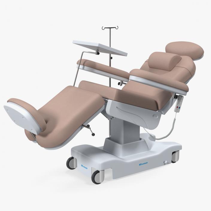 3D Electronic Chemotherapy Chair Rigged