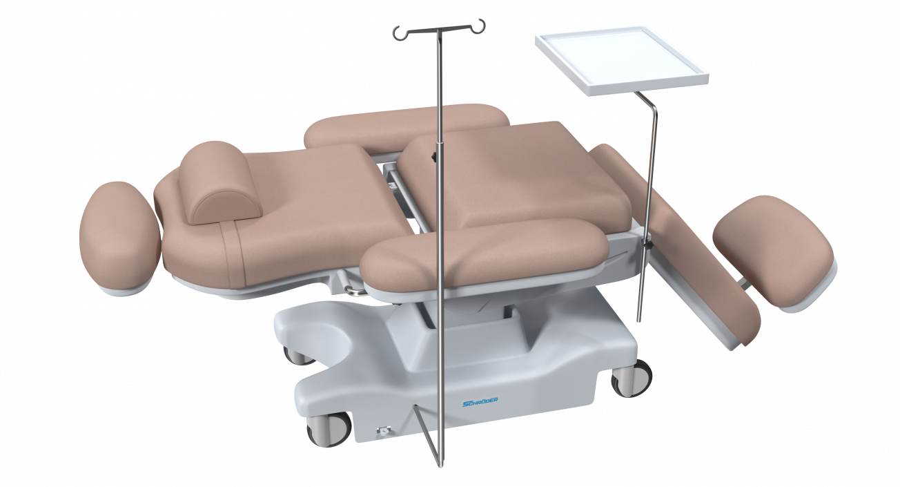 3D Electronic Chemotherapy Chair Rigged