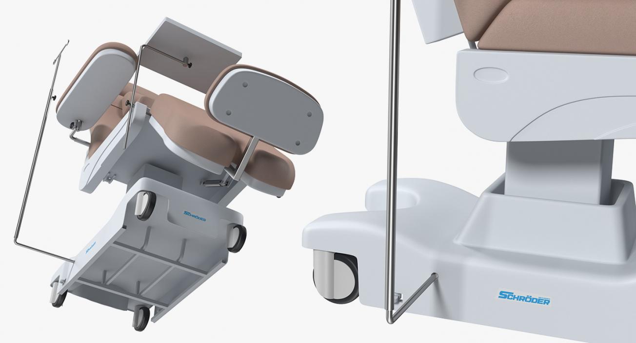 3D Electronic Chemotherapy Chair Rigged