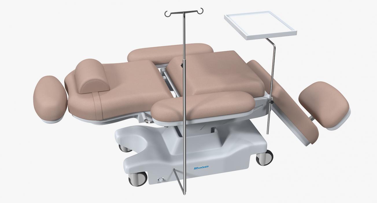 3D Electronic Chemotherapy Chair Rigged