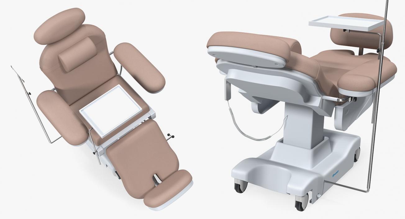 3D Electronic Chemotherapy Chair Rigged