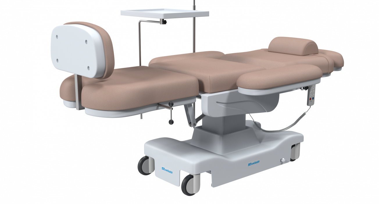 3D Electronic Chemotherapy Chair Rigged