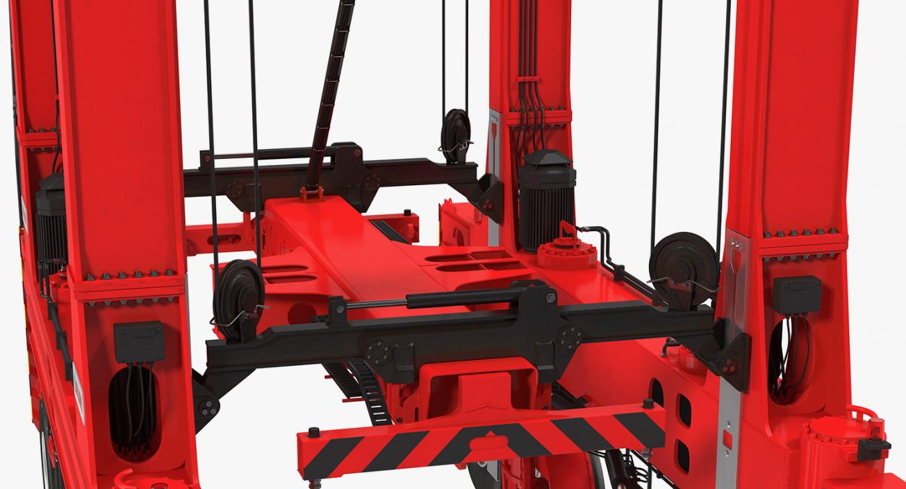 Hybrid Straddle Carrier Kalmar New 3D model