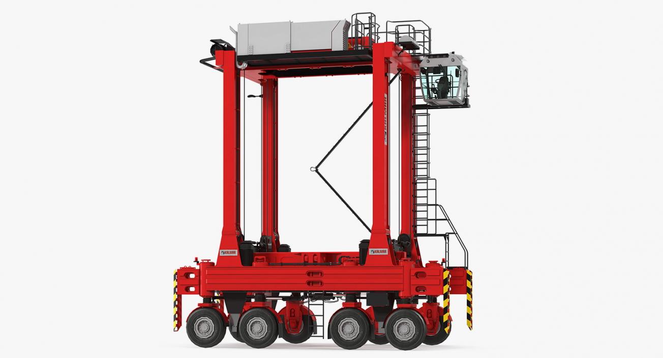 Hybrid Straddle Carrier Kalmar New 3D model