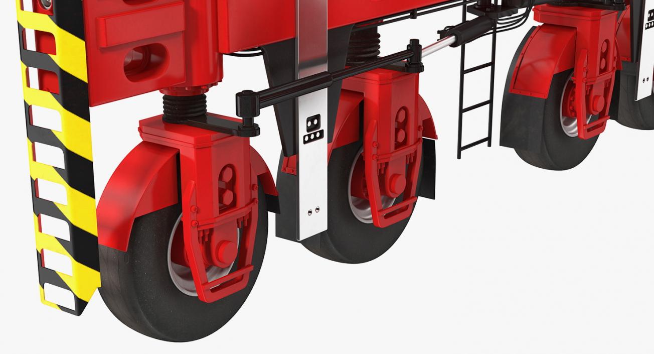 Hybrid Straddle Carrier Kalmar New 3D model