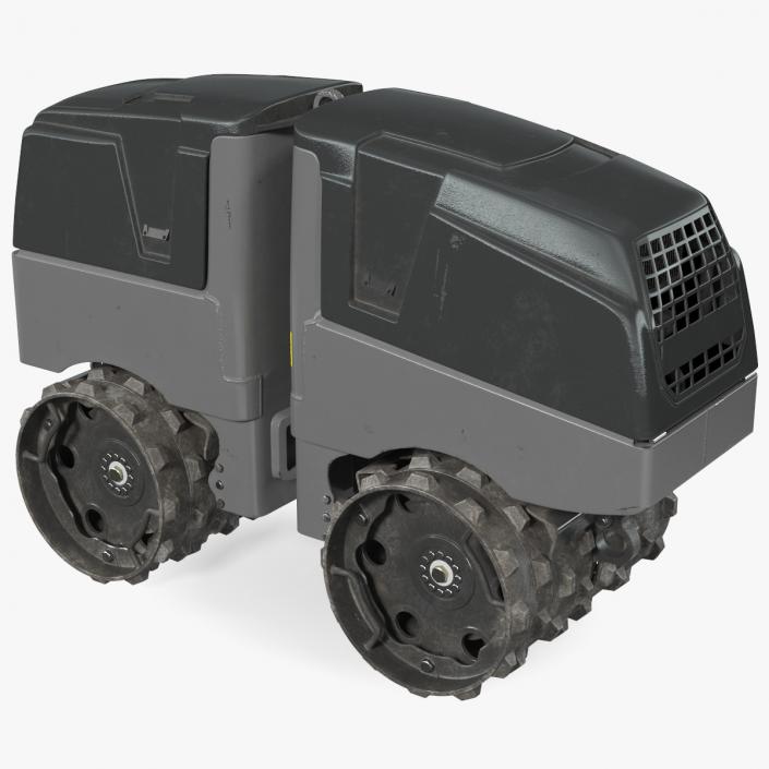 Vibratory Trench Roller Dirty 3D model