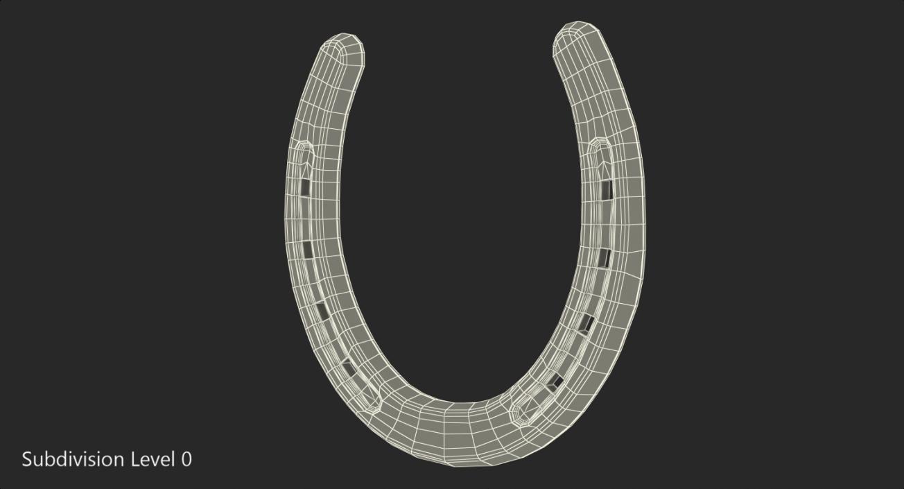 3D model Steel Horseshoe