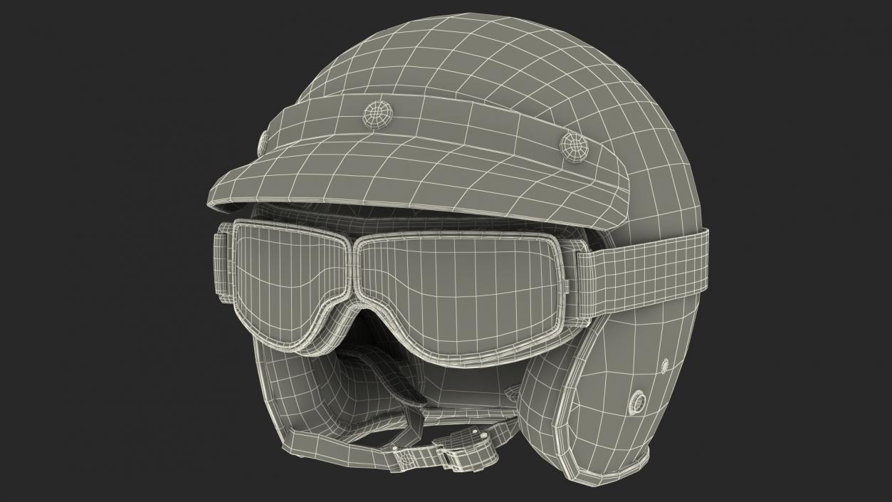 3D TORC Motorcycle Helmet Rebel Star with Goggles