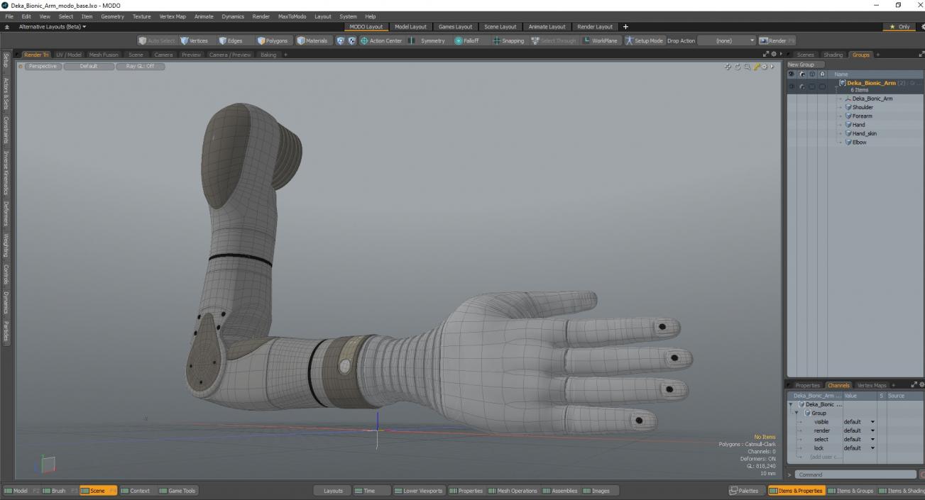 3D model Deka Bionic Arm