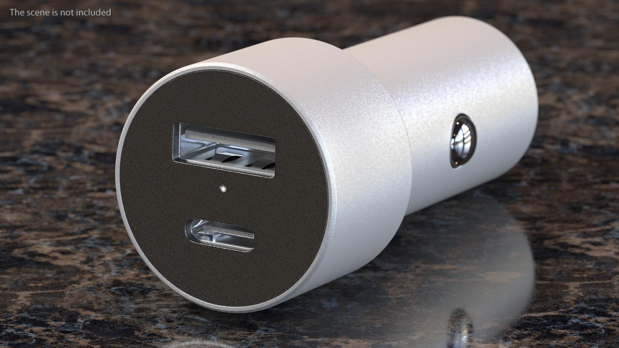 USB Car Chargers Collection 3D