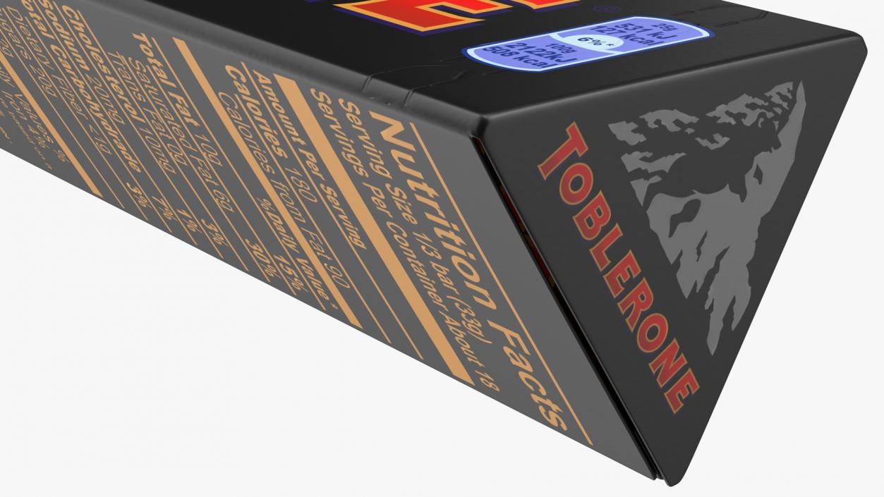 Toblerone Dark Chocolates Box 3D model