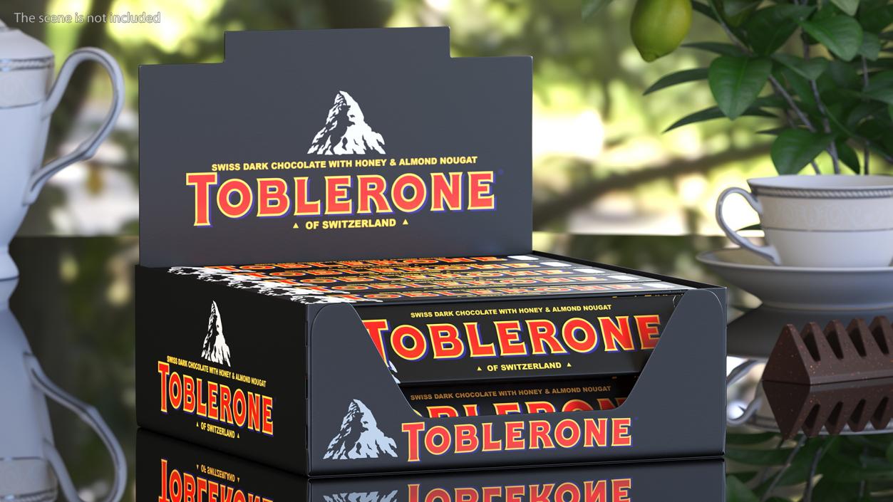 Toblerone Dark Chocolates Box 3D model