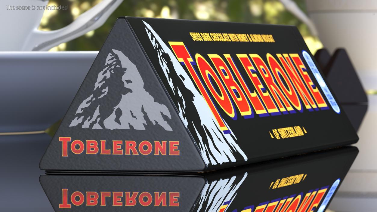 Toblerone Dark Chocolates Box 3D model