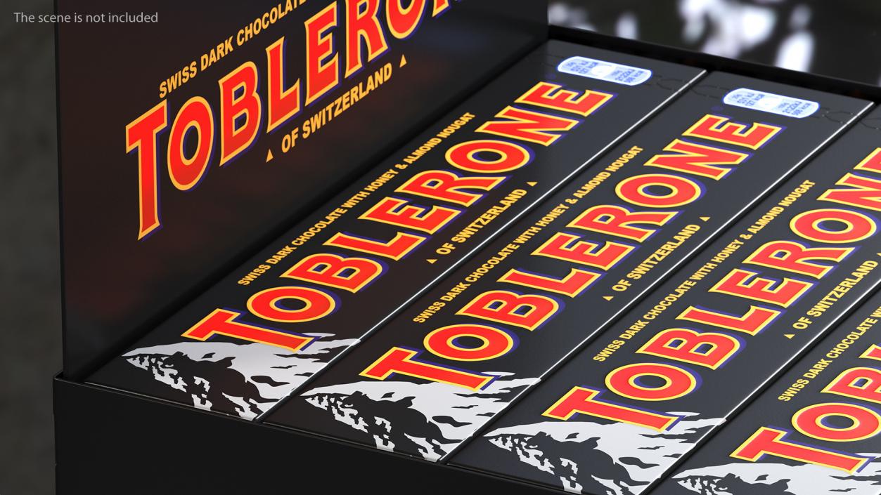 Toblerone Dark Chocolates Box 3D model