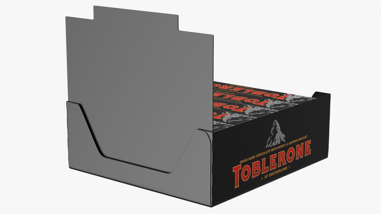 Toblerone Dark Chocolates Box 3D model