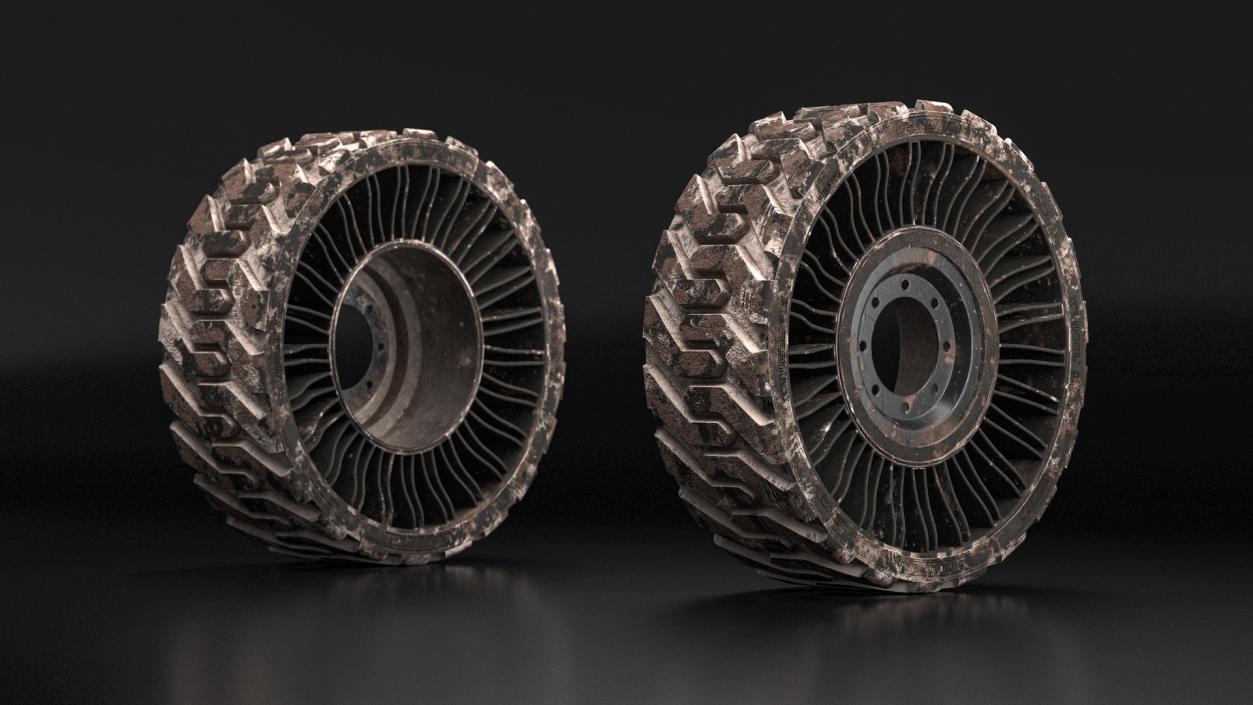 Michelin X Tweel All Terrain Dirty 3D model