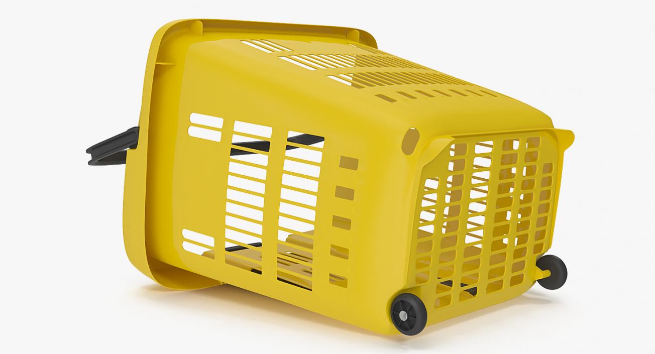 Shopping Baskets and Trolley 3D Models Collection 3D model