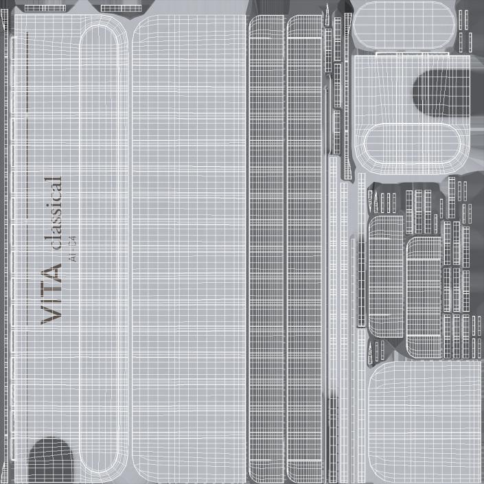 3D VITA Classical Dental Shade Guide model