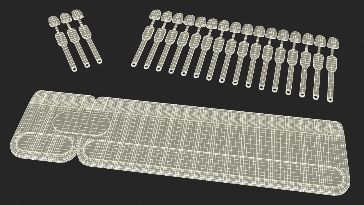 3D VITA Classical Dental Shade Guide model