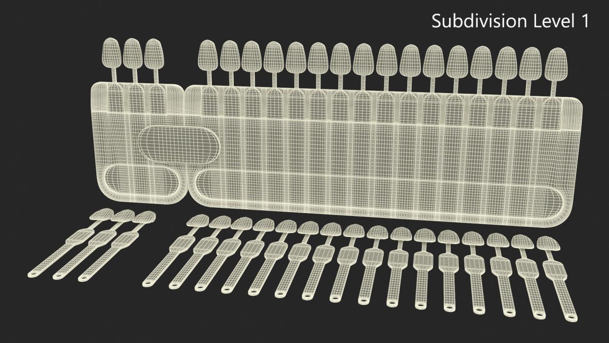 3D VITA Classical Dental Shade Guide model