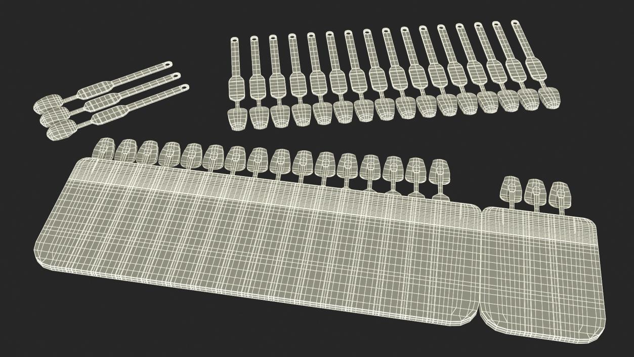 3D VITA Classical Dental Shade Guide model