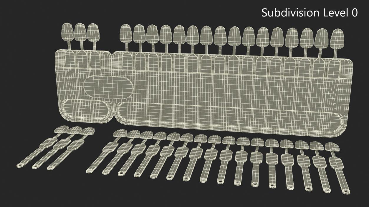 3D VITA Classical Dental Shade Guide model