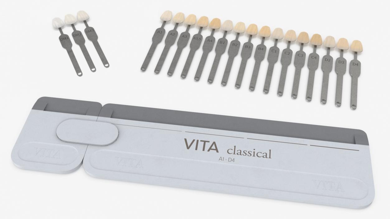 3D VITA Classical Dental Shade Guide model