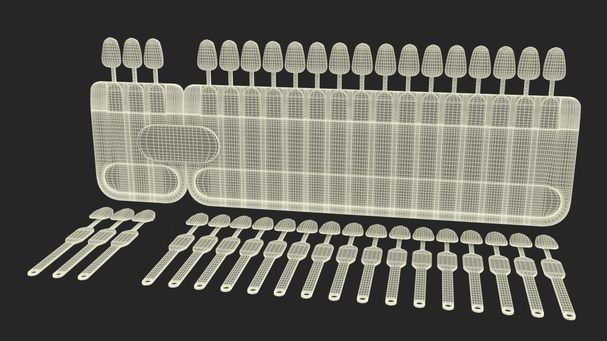 3D VITA Classical Dental Shade Guide model