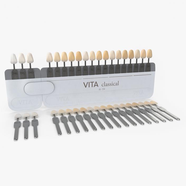 3D VITA Classical Dental Shade Guide model