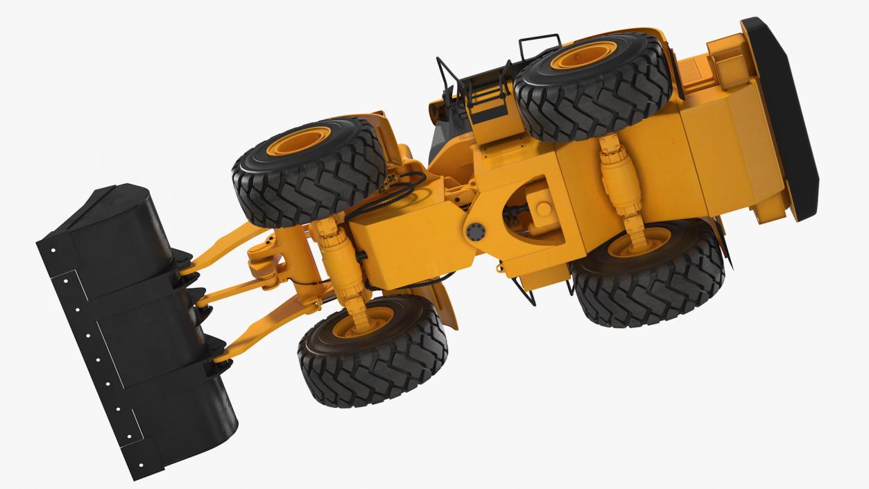 Hyundai HL730 Front End Loader Rigged 3D