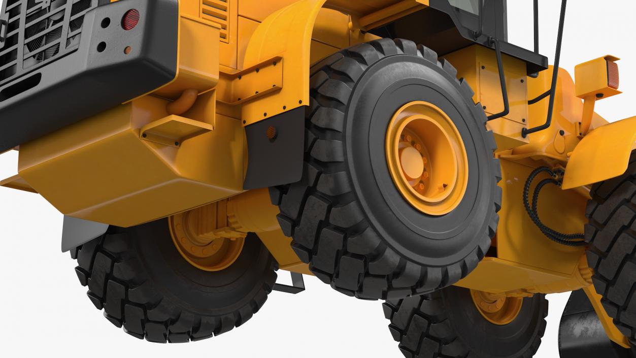 Hyundai HL730 Front End Loader Rigged 3D