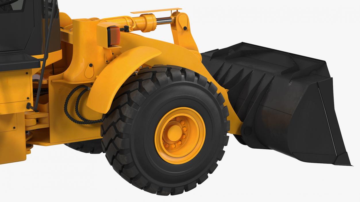 Hyundai HL730 Front End Loader Rigged 3D