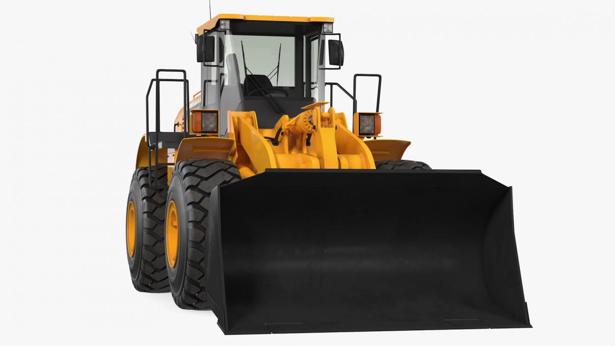 Hyundai HL730 Front End Loader Rigged 3D