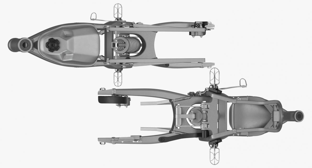 3D Motocross Motorcycle Frame