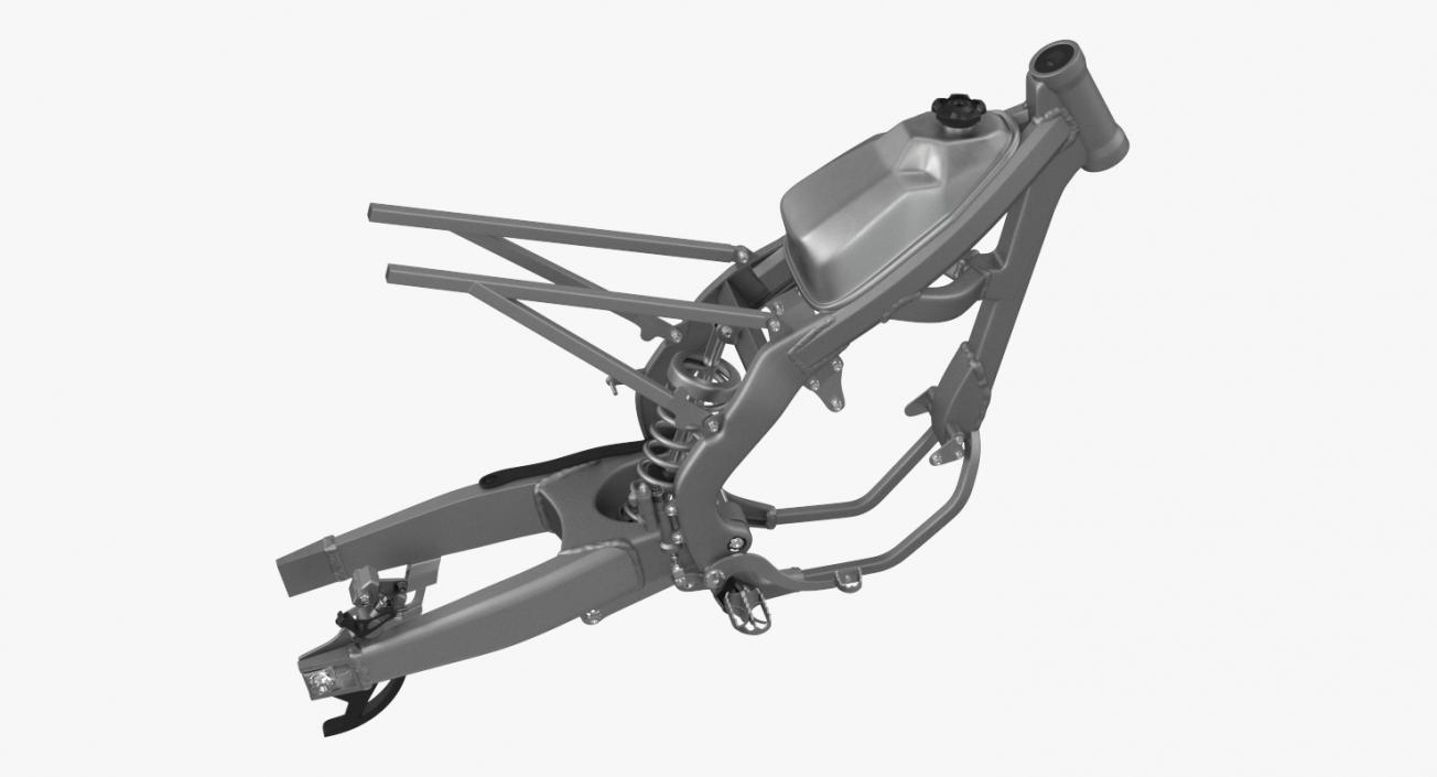 3D Motocross Motorcycle Frame