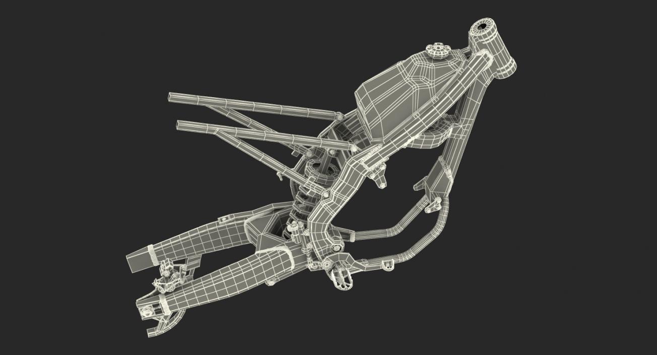 3D Motocross Motorcycle Frame