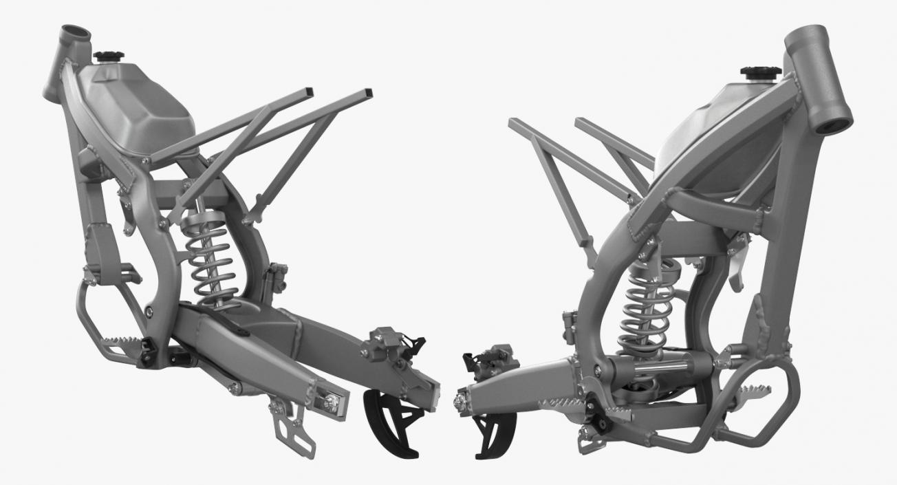 3D Motocross Motorcycle Frame