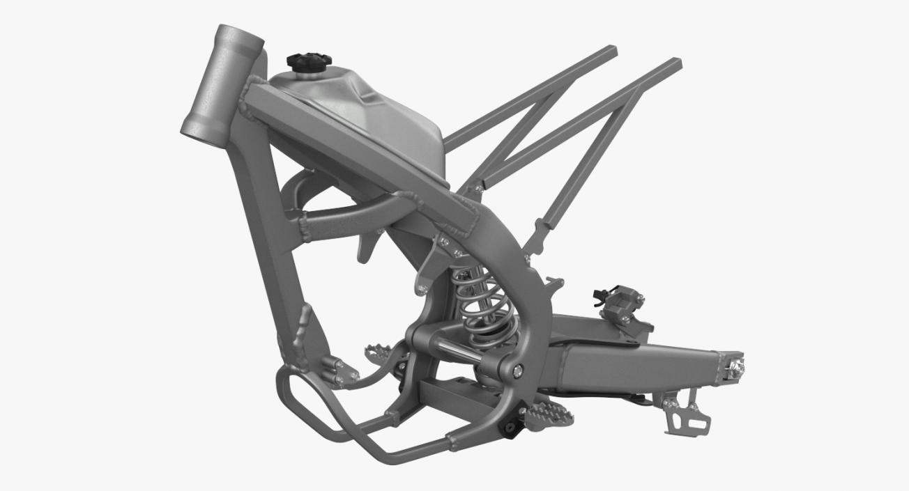 3D Motocross Motorcycle Frame