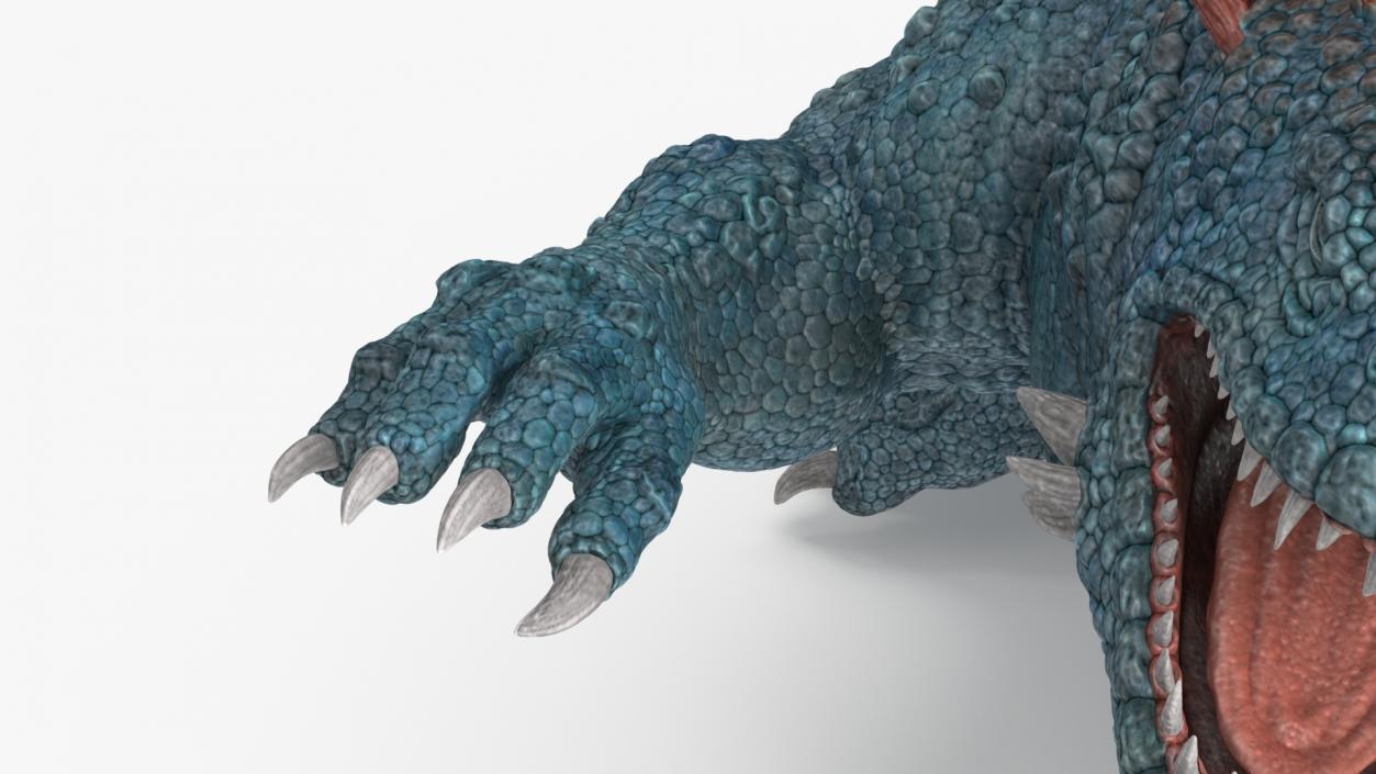 3D model Aggressive Basilisk on Offense